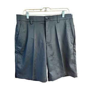 Amazon essentials Mens Black * pleated front * Shorts Sz 32 NWT